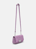 PEDRO Studio Leather Mini Shoulder Bag in Pixel - Purple