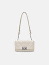 PEDRO Studio Leather Mini Shoulder Bag in Pixel - Chalk