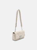 PEDRO Studio Leather Mini Shoulder Bag in Pixel - Chalk