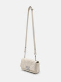 PEDRO Studio Leather Mini Shoulder Bag in Pixel - Chalk