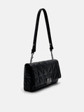 PEDRO Studio Leather Shoulder Bag in Pixel - Black