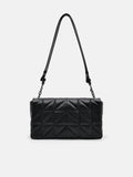 PEDRO Studio Leather Shoulder Bag in Pixel - Black