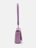 PEDRO Studio Leather Shoulder Bag in Pixel - Purple