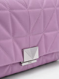 PEDRO Studio Leather Shoulder Bag in Pixel - Purple