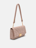 PEDRO Studio Leather Shoulder Bag in Pixel - Nude