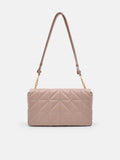 PEDRO Studio Leather Shoulder Bag in Pixel - Nude