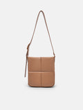 PEDRO Helix Quilted Shoulder Bag - Camel