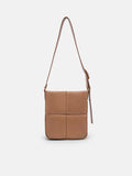 PEDRO Helix Quilted Shoulder Bag - Camel