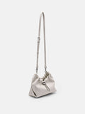 PEDRO-Ania Ruched Shoulder Bag Chalk