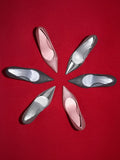 CHARLES & KEITH Glittered Cone-Heel Ponted-Toe Pumps_Pink