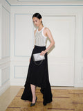 CHARLES & KEITH Glittered Cone-Heel Ponted-Toe Pumps_Black Textured