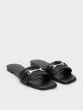 CHARLES & KEITH Leslie Slide Sandals_Black