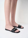 CHARLES & KEITH Leslie Slide Sandals_Black