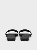 CHARLES & KEITH Leslie Slide Sandals_Black