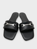 CHARLES & KEITH Leslie Slide Sandals_Black