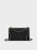 CHARLES & KEITH Everline Braided-Strap Shoulder Bag_Black