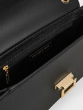 CHARLES & KEITH Everline Braided-Strap Shoulder Bag_Black