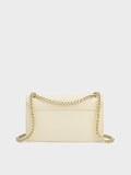 CHARLES & KEITH Everline Braided-Strap Shoulder Bag_Cream