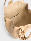 CHARLES & KEITH Kora Metallic-Accent Tote Bag_Beige
