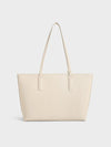 CHARLES & KEITH Noelle Tote Bag_Ivory