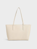 CHARLES & KEITH Noelle Tote Bag_Ivory