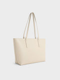 CHARLES & KEITH Noelle Tote Bag_Ivory