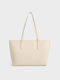 CHARLES & KEITH Noelle Tote Bag_Ivory