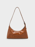 CHARLES & KEITH Women Delfina Chain Crossbody Bag_Distressed Tan