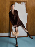 CHARLES & KEITH Kora Metallic-Accent Moon Bag_Beige