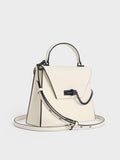 CHARLES & KEITH Samantha Envelope Top Handle Bag_Cream