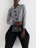 CHARLES & KEITH Samantha Envelope Chain-Handle Bag_Black
