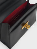 CHARLES & KEITH Samantha Envelope Chain-Handle Bag_Black