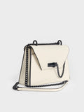 CHARLES & KEITH Samantha Envelope Chain-Handle Bag_Cream