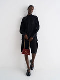 CHARLES & KEITH Samantha Envelope Chain-Handle Bag_Burgundy