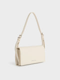 CHARLES & KEITH Sloane Long Wallet_Cream