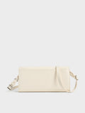 CHARLES & KEITH Sloane Long Wallet_Cream