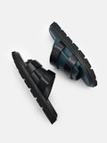 PEDRO Velcro Slide Sandals - Black