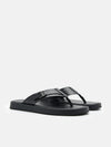 PEDRO Buckle Thong Sandals - Black