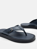 PEDRO Buckle Thong Sandals - Navy