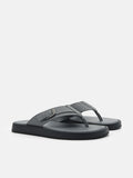 PEDRO Buckle Thong Sandals - Dark Grey