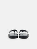 PEDRO Buckle Thong Sandals - Dark Grey