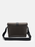 PEDRO Icon Leather Messenger Bag - Dark Brown