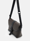 PEDRO Icon Leather Messenger Bag - Dark Brown
