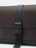 PEDRO Icon Leather Messenger Bag - Dark Brown