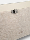 PEDRO Edge Clutch Bag - Beige