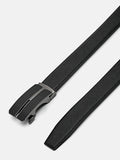 PEDRO Saffiano Leather Automatic Belt - Black
