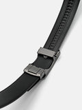 PEDRO Saffiano Leather Automatic Belt - Black