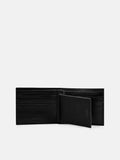 PEDRO Leather Bi-Fold Wallet with Insert-Black