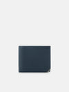 PEDRO Leather Bi-Fold Flip Wallet in Pixel - Navy