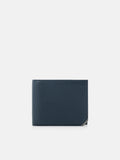PEDRO Leather Bi-Fold Flip Wallet in Pixel - Navy